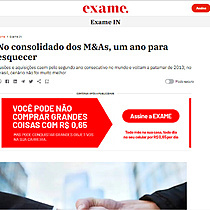 No consolidado dos M&As, um ano para esquecer